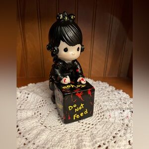 Gothic Cutie Handpainted “Do Not Feed” Precious Moments